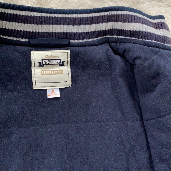 Gymboree Coat Navy Blue Boys 7/8 EUC Medium weight - Picture 12 of 16